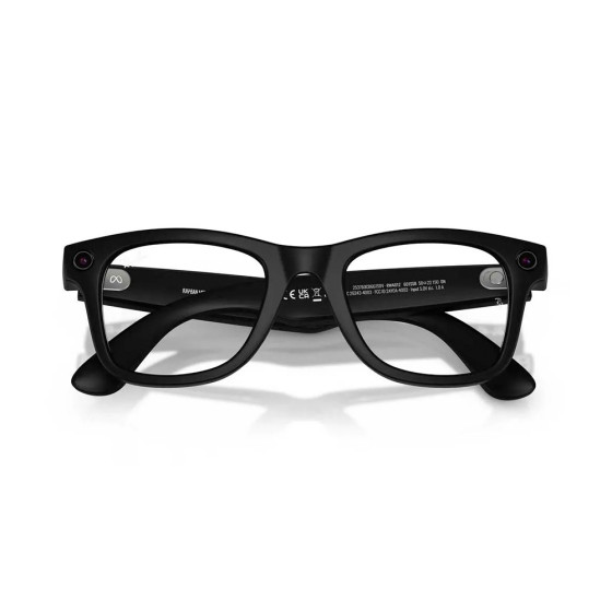 Ray-Ban Meta Wayfarer Gen2 Standard Matte Black Frame / Clear Lenses (RW4012 601SSB 50-22)