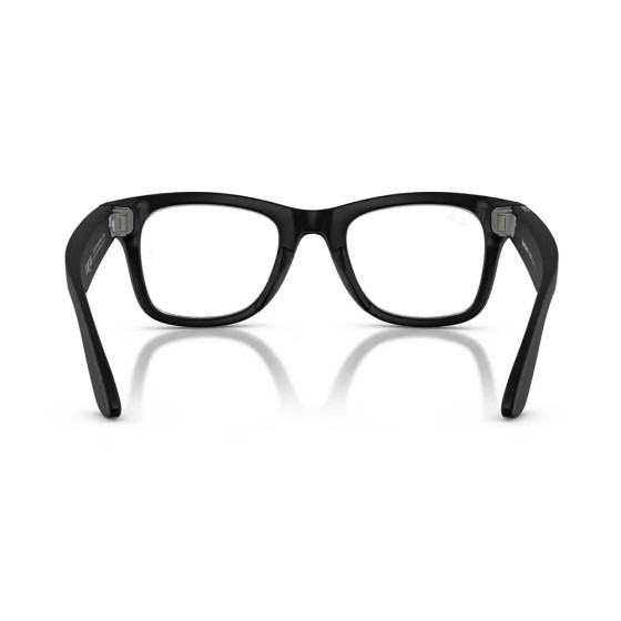 Ray-Ban Meta Wayfarer Gen2 Standard Matte Black Frame / Clear Lenses (RW4012 601SSB 50-22)