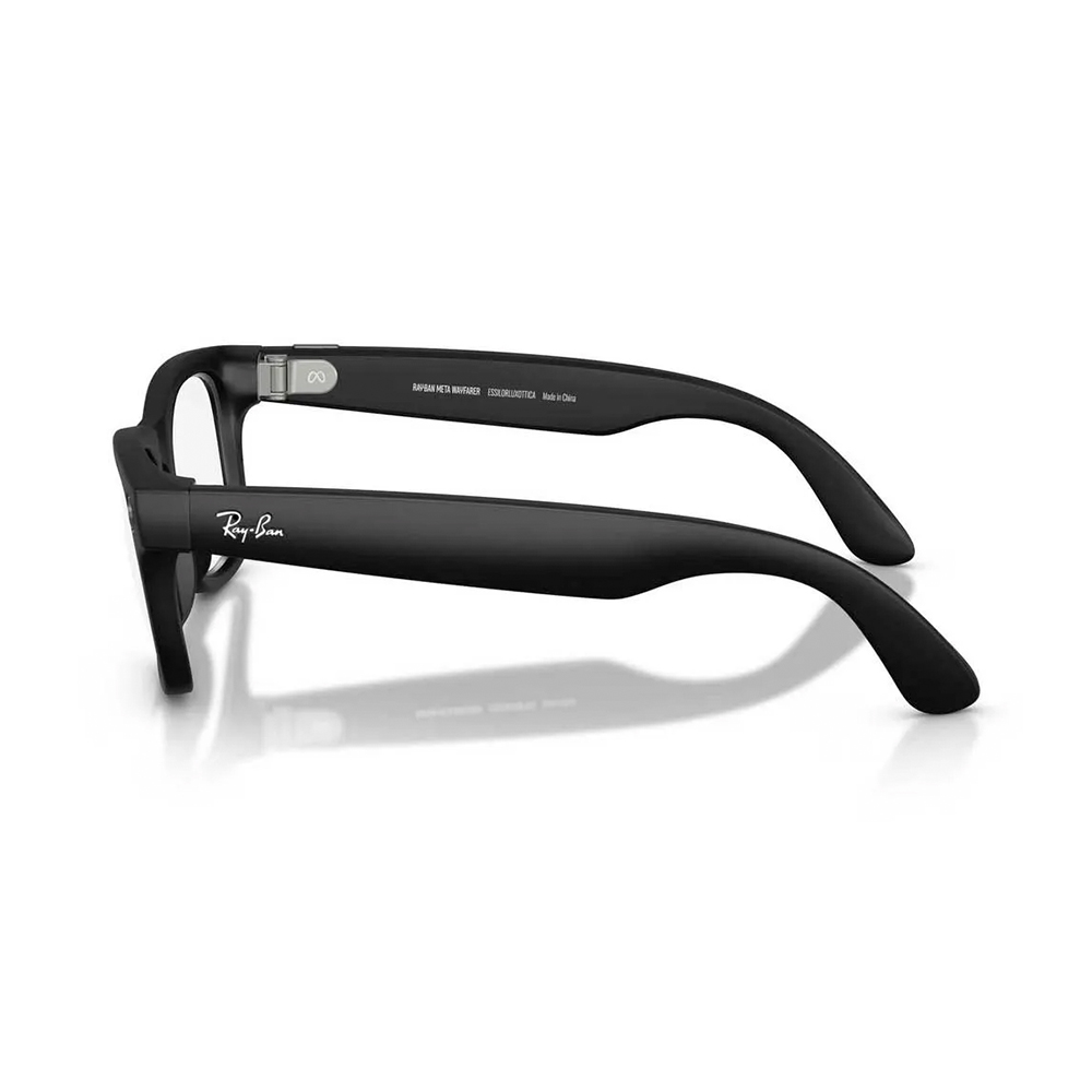 Ray-Ban Meta Wayfarer Gen2 Standard Matte Black Frame / Clear Lenses (RW4012 601SSB 50-22)