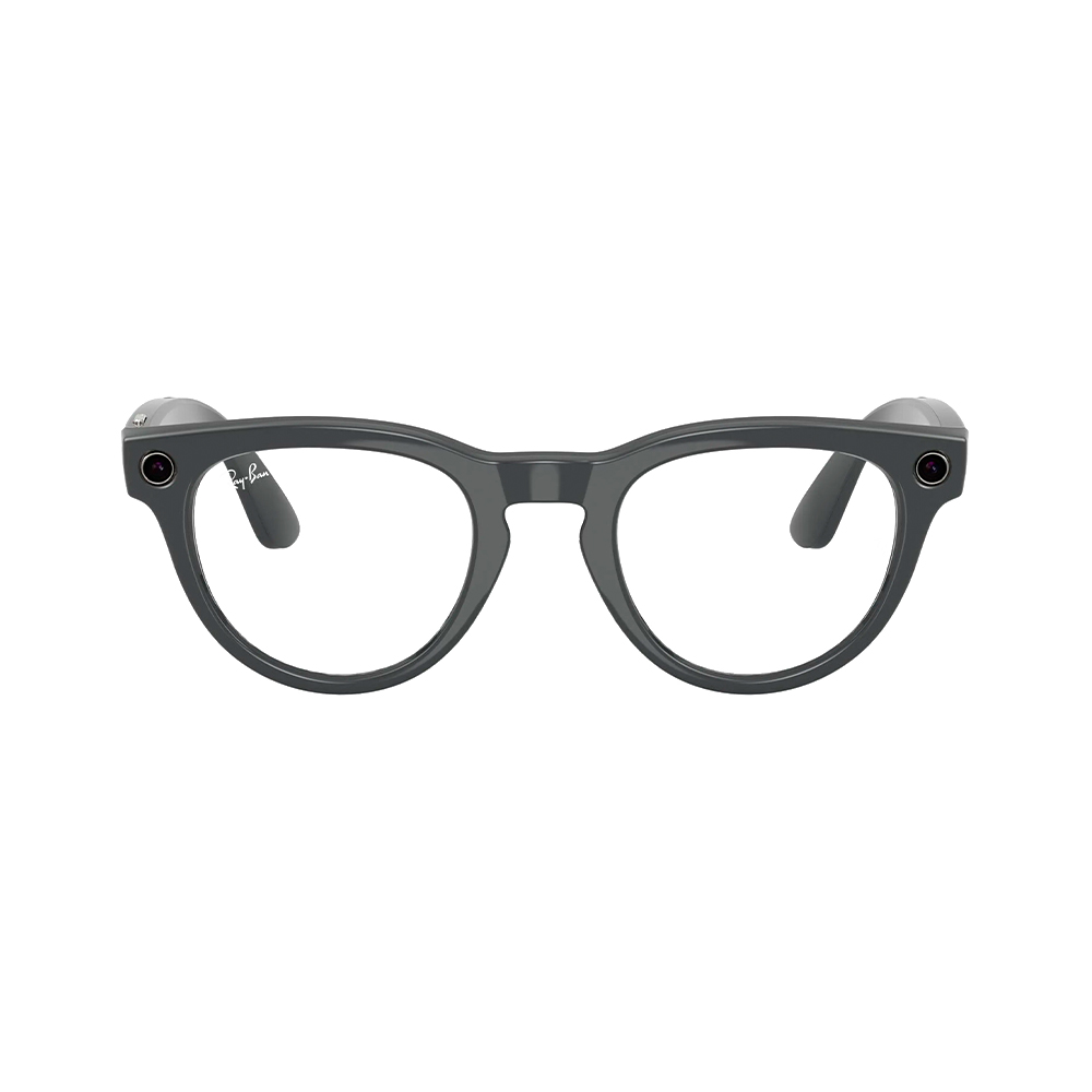 Ray-Ban Meta Headliner Gen2 Standard Shiny AsteroidGrey Frame / Clear to Emerald Transitions Lenses (RW4013 6702CE 50-23)