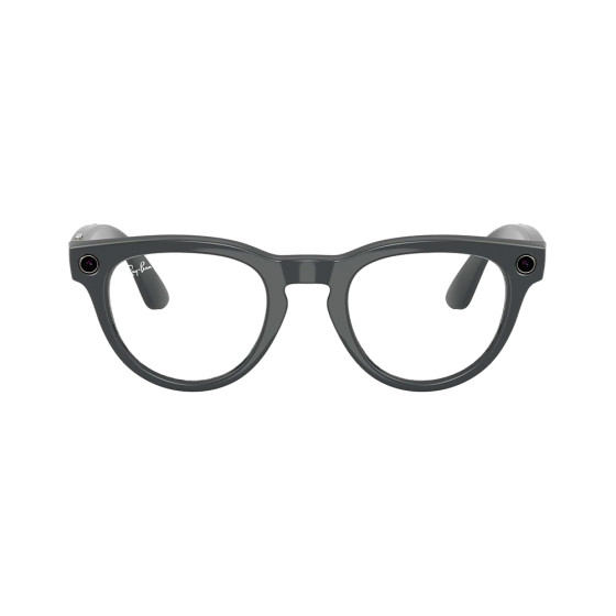Ray-Ban Meta Headliner Gen2 Standard Shiny AsteroidGrey Frame / Clear to Emerald Transitions Lenses (RW4013 6702CE 50-23)