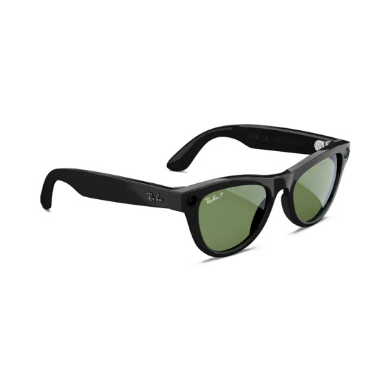 Ray-Ban Meta Skyler Standard - Shiny Black/G-15 Green (RW4010 601/71 52-20)