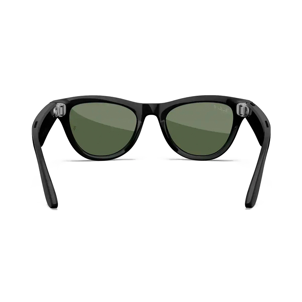 Ray-Ban Meta Skyler Standard - Shiny Black/G-15 Green (RW4010 601/71 52-20)