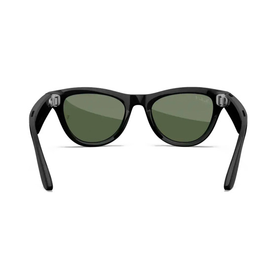 Ray-Ban Meta Skyler Standard - Shiny Black/G-15 Green (RW4010 601/71 52-20)