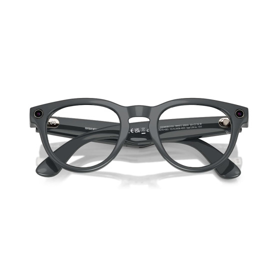 Ray-Ban Meta Headliner Gen2 Standard Shiny AsteroidGrey Frame / Clear to Emerald Transitions Lenses (RW4013 6702CE 50-23)