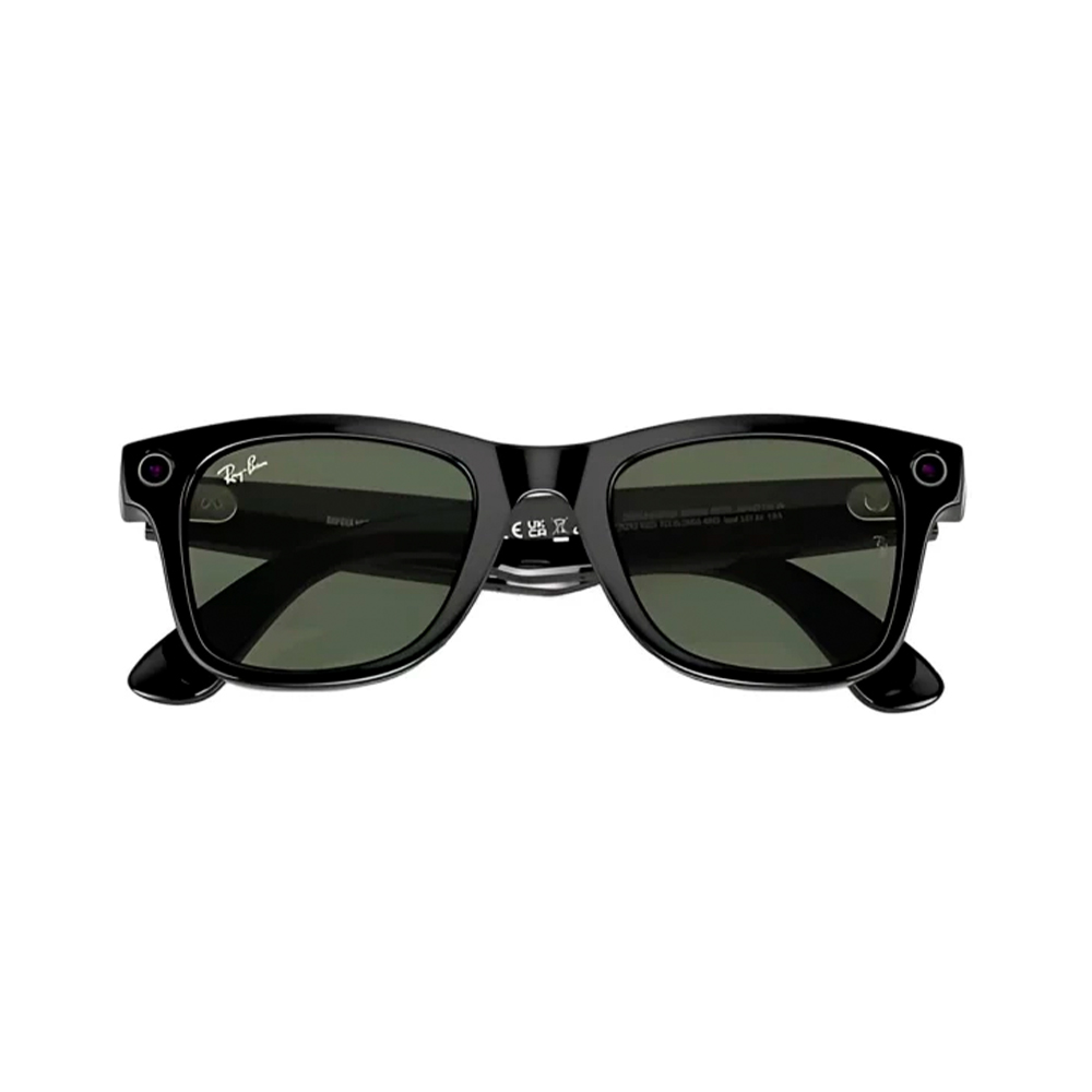 Ray-Ban Meta Skyler Standard - Shiny Black/G-15 Green (RW4010 601/71 52-20)