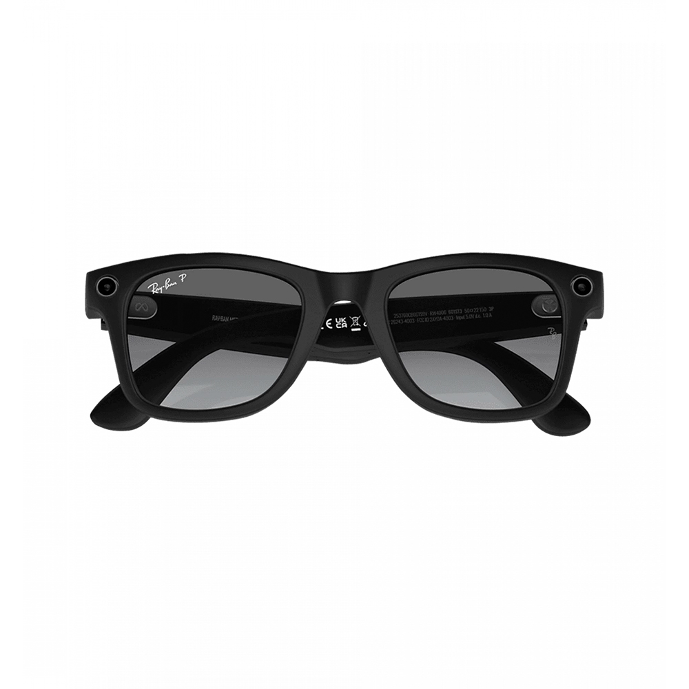 Ray-Ban Meta Wayfarer Matte Black Frame Graphite Lenses (RW4006 601ST3 50-22)