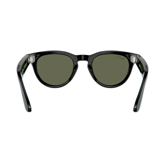 Ray-Ban Meta Headliner Gen2 Low Bridge Fit Standard Shiny Black Frame / G-15 Green Lenses (RW4013F 601/71 51-23)
