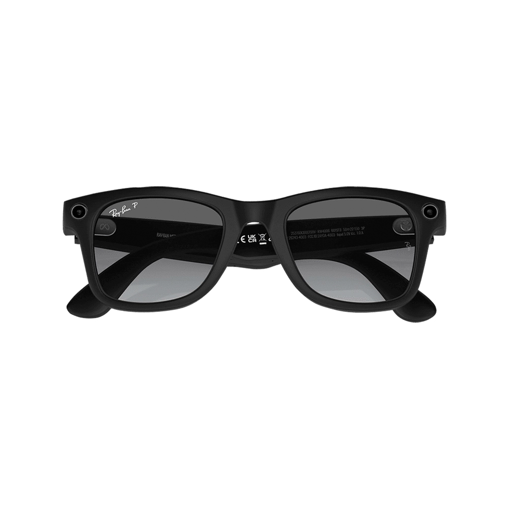 Ray-Ban Meta Wayfarer Matte Black/Graphite (RW4008 601ST3 53-22)