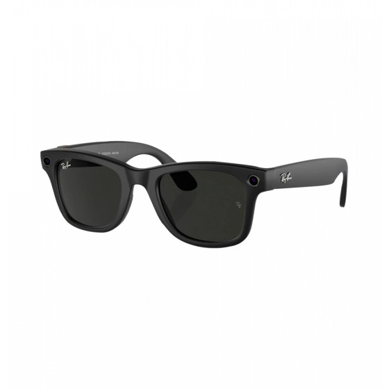 Ray-Ban Meta Wayfarer Standard - Matte Black/Clear to G-15 Green Transitions (RW4006 601SM1 50-22)