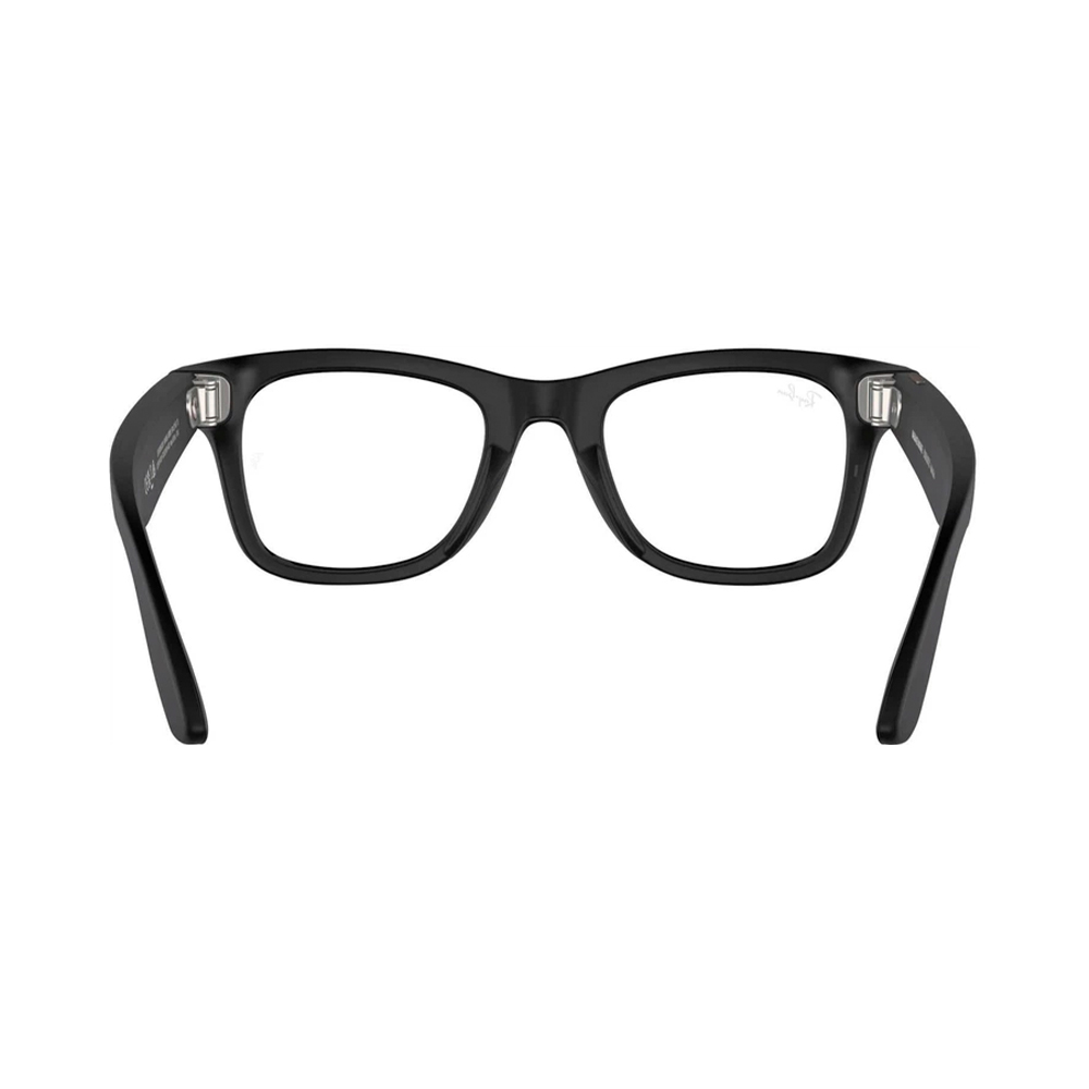 Ray-Ban Meta Wayfarer Standard - Matte Black/Clear to G-15 Green Transitions (RW4006 601SM1 50-22)