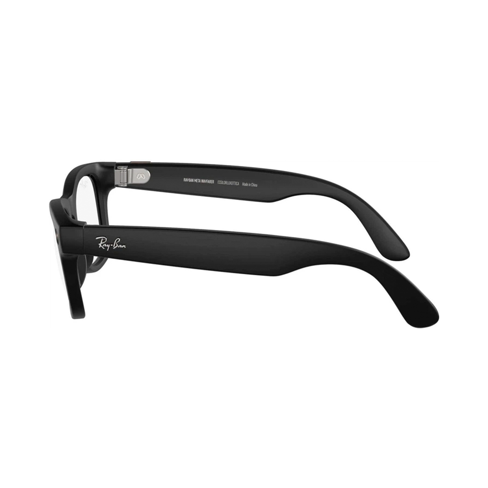 Ray-Ban Meta Wayfarer Standard - Matte Black/Clear to G-15 Green Transitions (RW4006 601SM1 50-22)