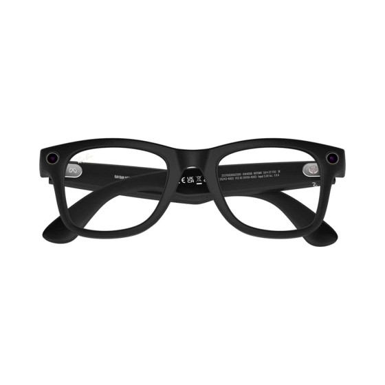 Ray-Ban Meta Wayfarer Standard - Matte Black/Clear to G-15 Green Transitions (RW4006 601SM1 50-22)