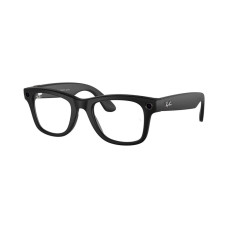 Ray-Ban Meta Wayfarer Standard - Matte Black/Clear to G-15 Green Transitions (RW4006 601SM1 50-22)