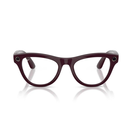 Ray-Ban Meta Skyler Gen2 Standard Shiny Mystic Violet Frame / Clear to Amethyst Transitions Lenses (RW4014 6701CH 52-20)
