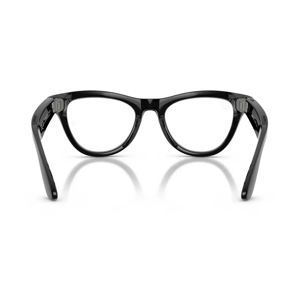 Ray-Ban Meta Skyler Gen2 Standard Shiny Black Frame / Clear Lenses (RW4014 601/SB 52-20)