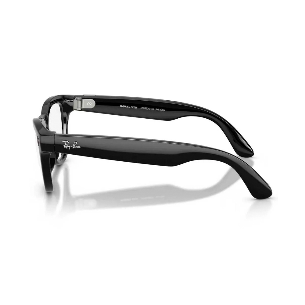 Ray-Ban Meta Skyler Gen2 Standard Shiny Black Frame / Clear Lenses (RW4014 601/SB 52-20)