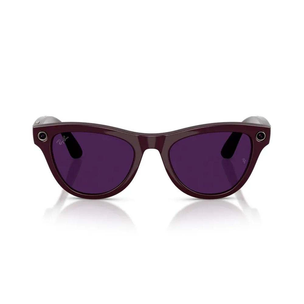 Ray-Ban Meta Skyler Gen2 Standard Shiny Mystic Violet Frame / Clear to Amethyst Transitions Lenses (RW4014 6701CH 52-20)