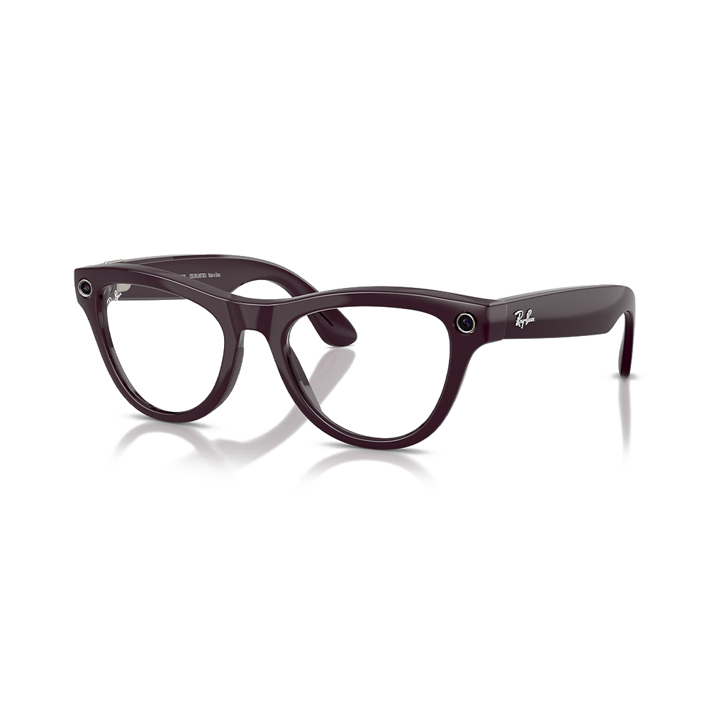 Ray-Ban Meta Skyler Gen2 Standard Shiny Mystic Violet Frame / Clear to Amethyst Transitions Lenses (RW4014 6701CH 52-20)