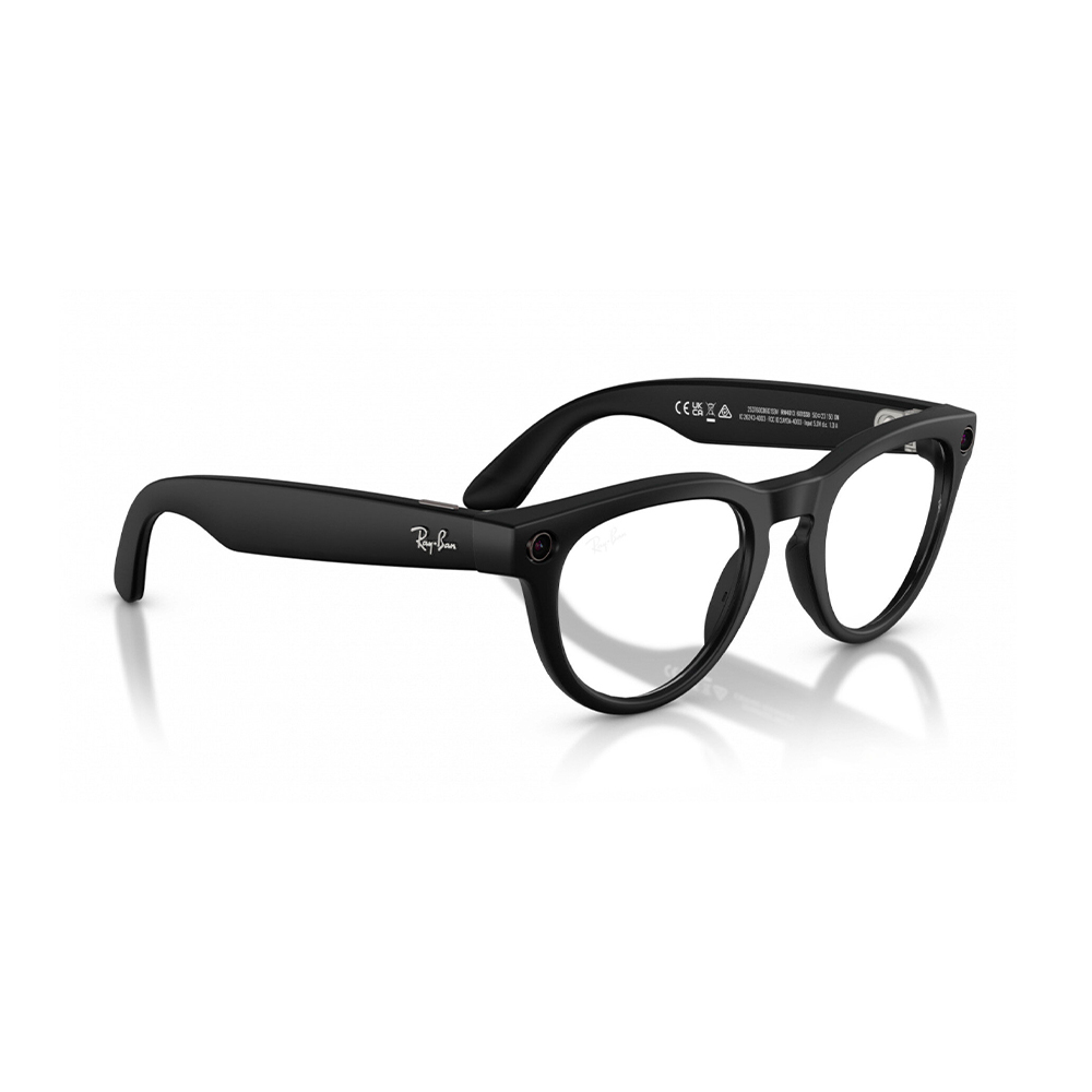 Ray-Ban Meta Headliner Gen2 Standard Matte Black Frame / Clear Lenses (RW4013 601SSB 50-22)