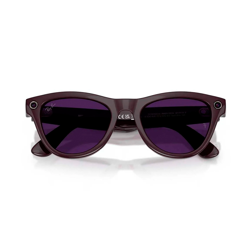 Ray-Ban Meta Skyler Gen2 Standard Shiny Mystic Violet Frame / Clear to Amethyst Transitions Lenses (RW4014 6701CH 52-20)