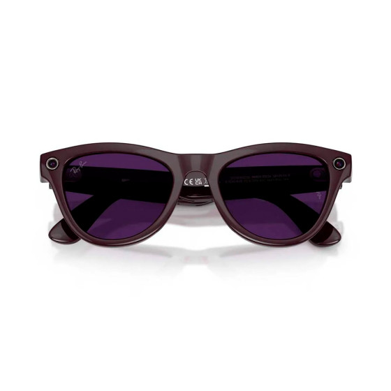 Ray-Ban Meta Skyler Gen2 Standard Shiny Mystic Violet Frame / Clear to Amethyst Transitions Lenses (RW4014 6701CH 52-20)