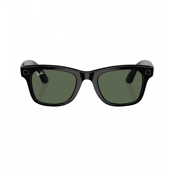 Ray-Ban Meta Wayfarer Shiny Black Frame Green Lenses (RW4006 601/71 50-22)