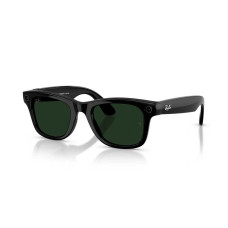Ray-Ban Meta Wayfarer Gen2 Большой Shiny Black Frame / Clear to Graphite Green Transitions Lenses (RW4012 601/1M 53-22)