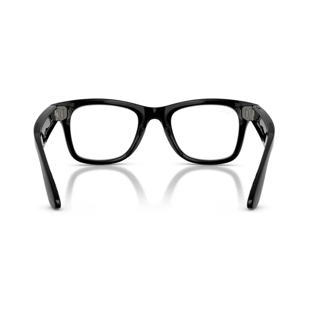 Ray-Ban Meta Wayfarer Gen2 Большой Shiny Black Frame / Clear to Graphite Green Transitions Lenses (RW4012 601/1M 53-22)