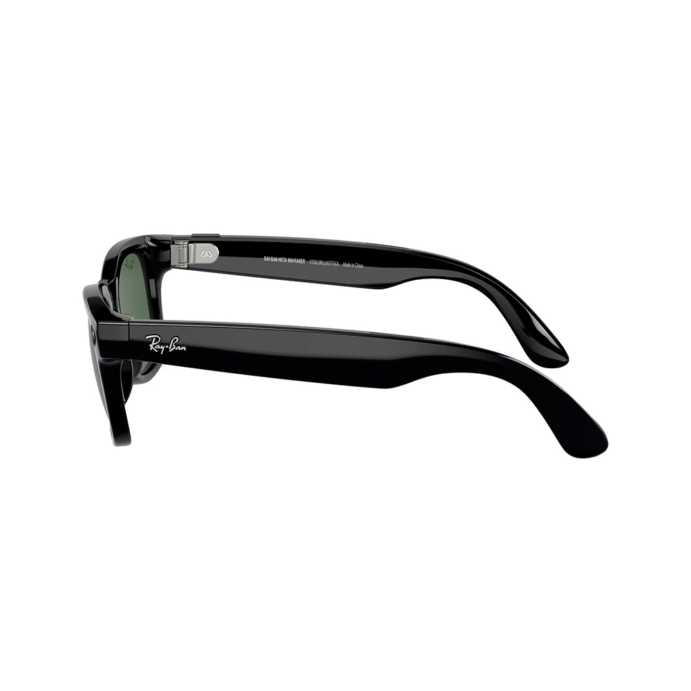 Ray-Ban Meta Wayfarer Large - Matte Black/Clear to Graphite Green Transitions (RW4008 601S1M 53-22)