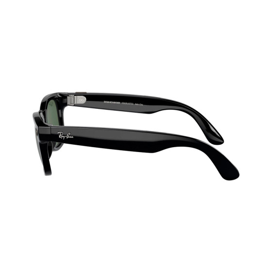 Ray-Ban Meta Wayfarer Large - Matte Black/Clear to Graphite Green Transitions (RW4008 601S1M 53-22)