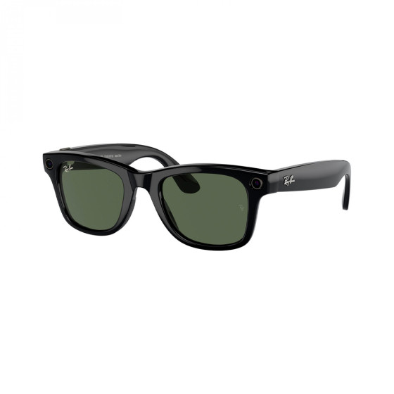 Ray-Ban Meta Wayfarer Large - Matte Black/Clear to Graphite Green Transitions (RW4008 601S1M 53-22)