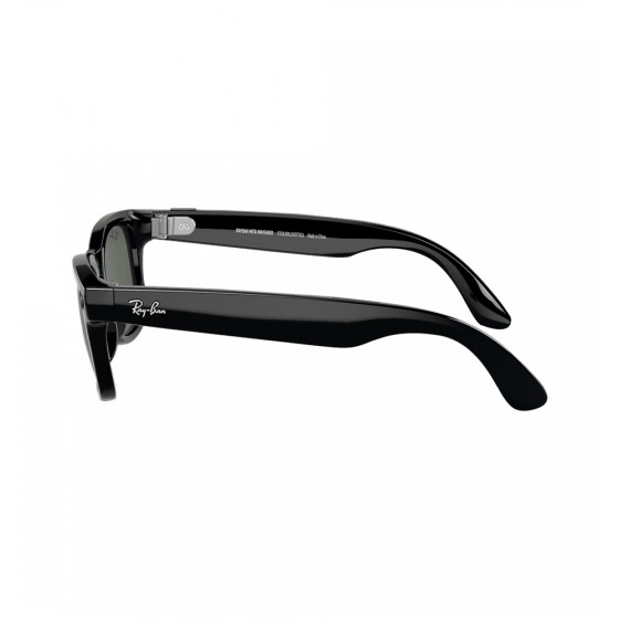 Ray-Ban Meta Wayfarer Shiny Black Frame Green Lenses (RW4006 601/71 50-22)