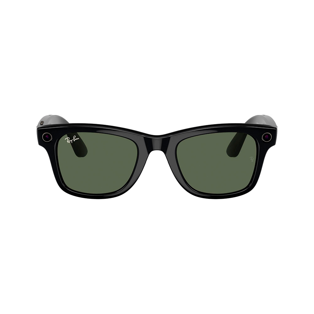 Ray-Ban Meta Wayfarer Large - Matte Black/Clear to Graphite Green Transitions (RW4008 601S1M 53-22)