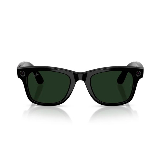 Ray-Ban Meta Wayfarer Gen2 Большой Shiny Black Frame / Clear to Graphite Green Transitions Lenses (RW4012 601/1M 53-22)