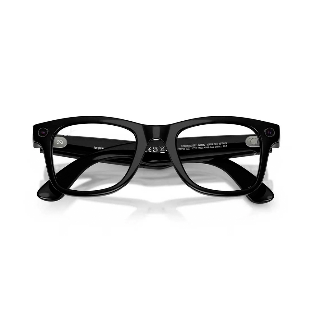 Ray-Ban Meta Wayfarer Gen2 Большой Shiny Black Frame / Clear to Graphite Green Transitions Lenses (RW4012 601/1M 53-22)