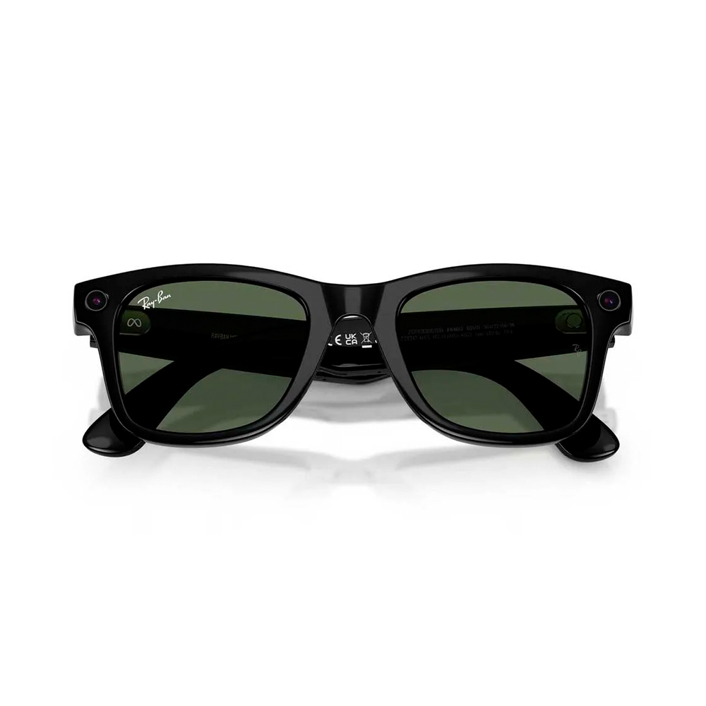 Ray-Ban Meta Wayfarer Gen2 Большой Shiny Black Frame / G-15 Green Lenses (RW4012 601/71 53-22)