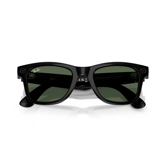 Ray-Ban Meta Wayfarer Gen2 Большой Shiny Black Frame / G-15 Green Lenses (RW4012 601/71 53-22)