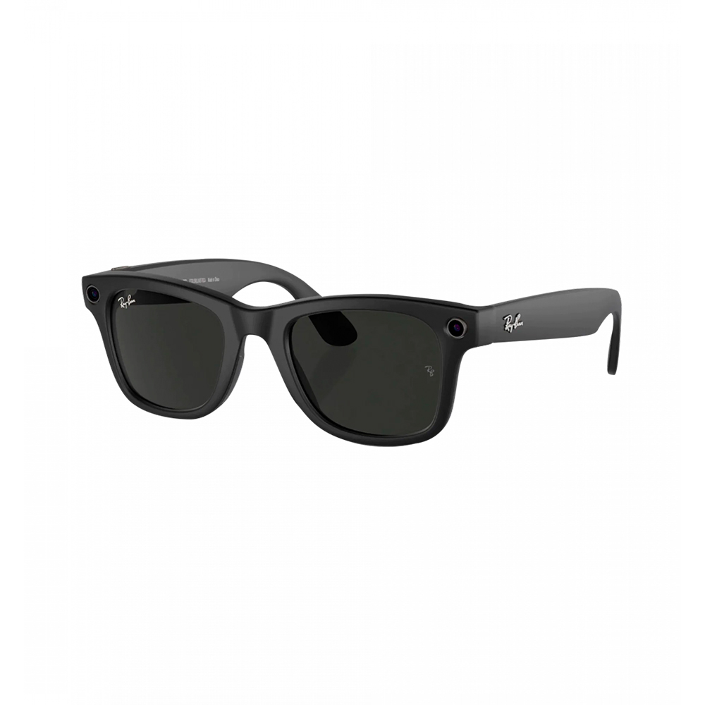 Ray-Ban Meta Wayfarer Standard - Matte Black / Clear to Graphite Green Transitions (RW4006 601S1M 50-22)