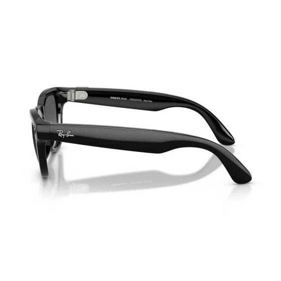 Ray-Ban Meta Skyler Gen2 Standard Shiny Black Frame / Gradient Graphite Lenses (RW4014 601/T3 52-20)