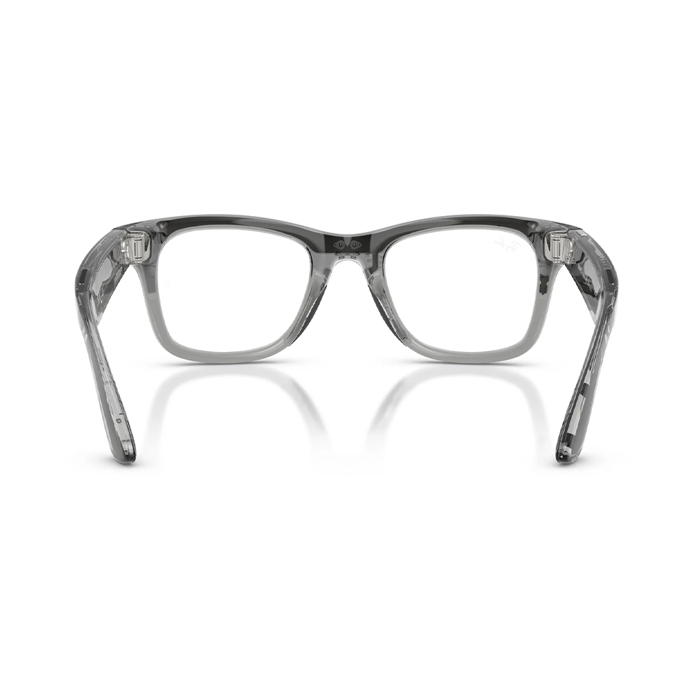 Ray-Ban Meta Wayfarer Gen2 Большой блестящий Transparent Grey Frame/Clear to Sapphire Lenses (RW4012 6840MF 53-22)