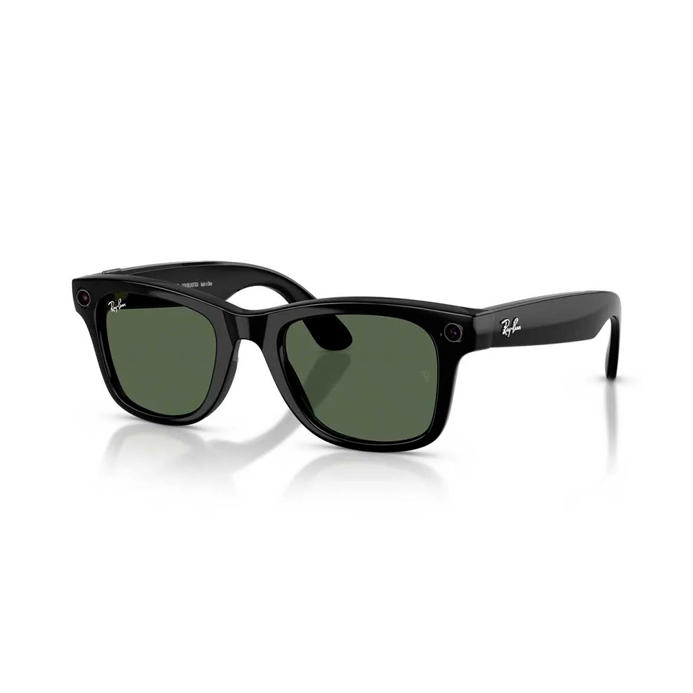 Ray-Ban Meta Wayfarer Gen2 Большой Shiny Black Frame / G-15 Green Lenses (RW4012 601/71 53-22)