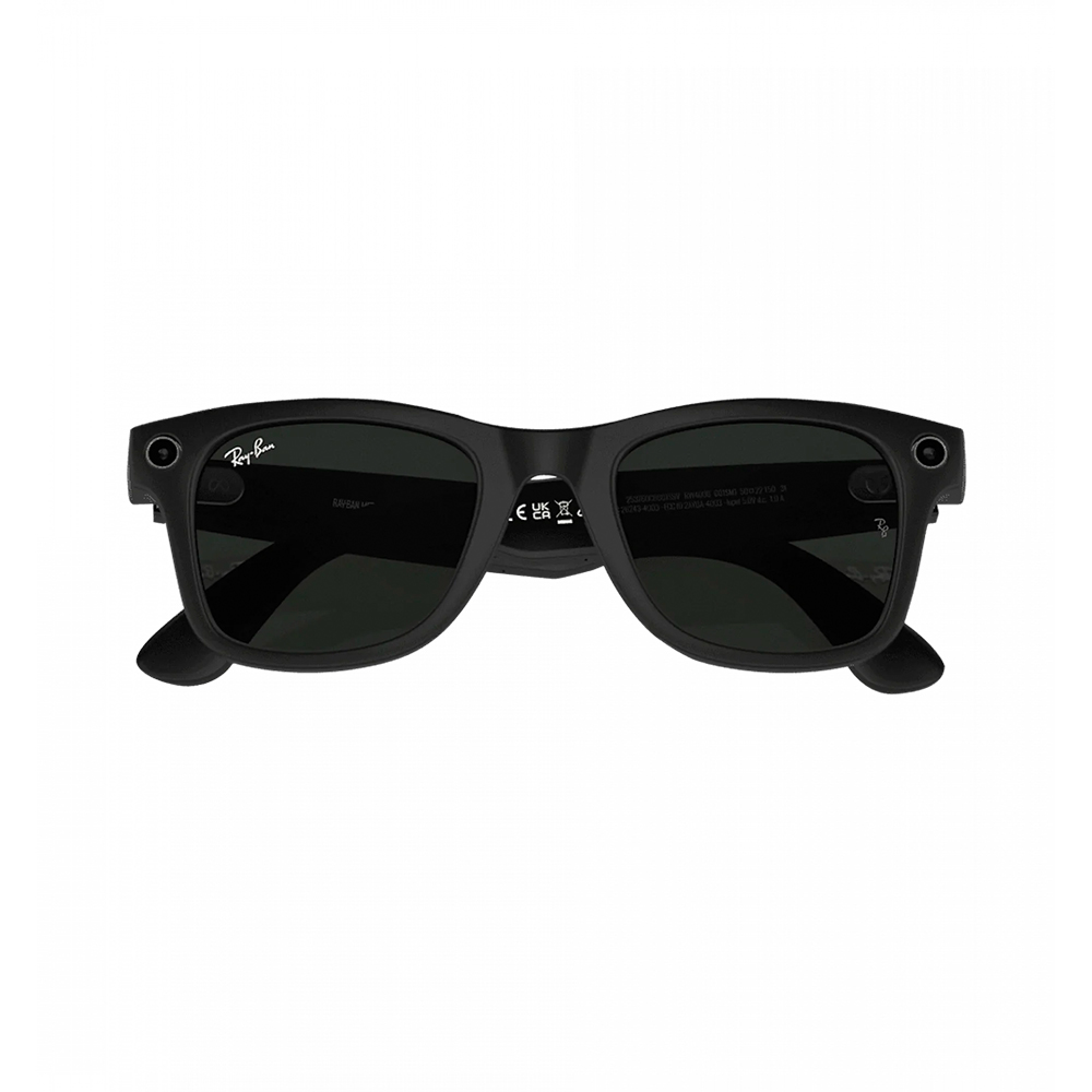 Ray-Ban Meta Wayfarer Standard - Matte Black / Clear to Graphite Green Transitions (RW4006 601S1M 50-22)