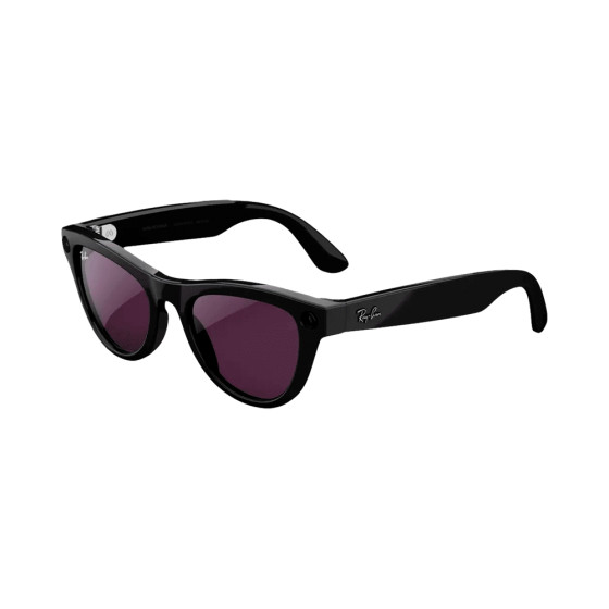 Ray-Ban Meta Skyler Shiny Black/Amethyst Transitions (RW4010 601/CH 52-20)