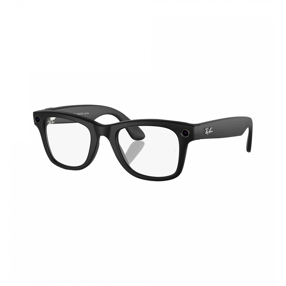 Ray-Ban Meta Wayfarer Standard - Matte Black / Clear to Graphite Green Transitions (RW4006 601S1M 50-22)