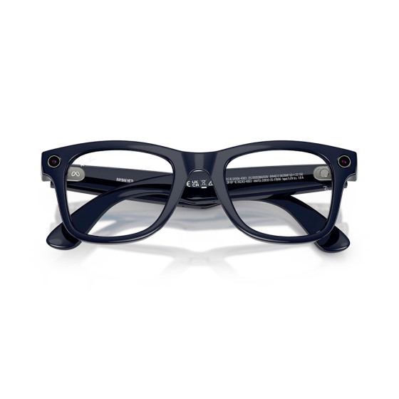 Ray-Ban Meta Wayfarer Gen2 Большой Shiny Cosmic Blue/Clear Sapphire (RW4012 6628MF 53-22)