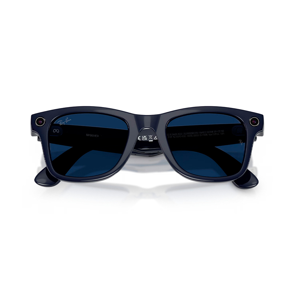 Ray-Ban Meta Wayfarer Gen2 Большой Shiny Cosmic Blue/Clear Sapphire (RW4012 6628MF 53-22)