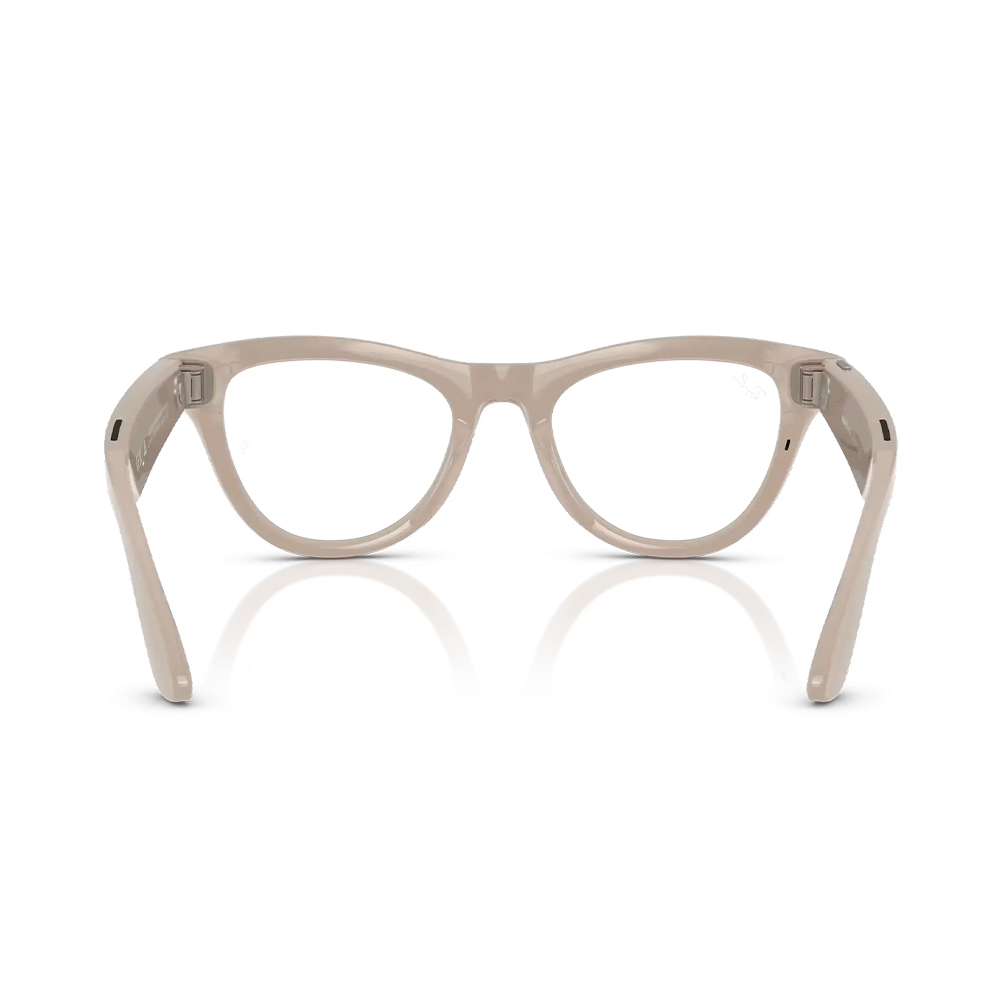 Ray-Ban Meta Skyler Standard - Shiny Chalky Gray / Clear Sapphire Transition (RW4010 6700MF 52-20)