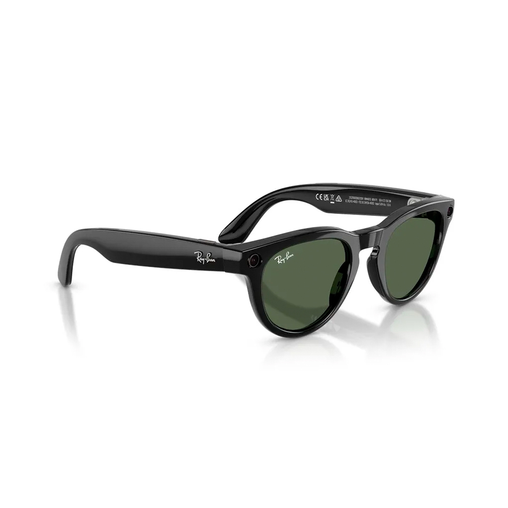 Ray-Ban Meta Headliner Gen2 Standard Shiny Black Frame / G-15 Green Lenses (RW4013 601/71 50-23)