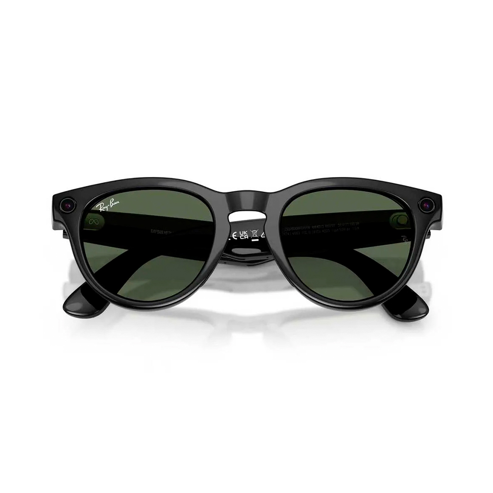 Ray-Ban Meta Headliner Gen2 Standard Shiny Black Frame / G-15 Green Lenses (RW4013 601/71 50-23)